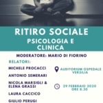 RITIRO SOCIALE. Psicologia e Clinica